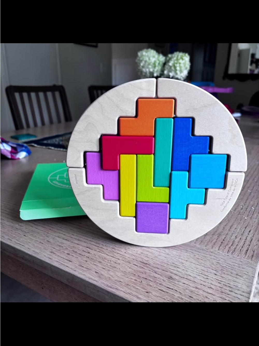 Lovevery Montessori Wooden Wobble Puzzle